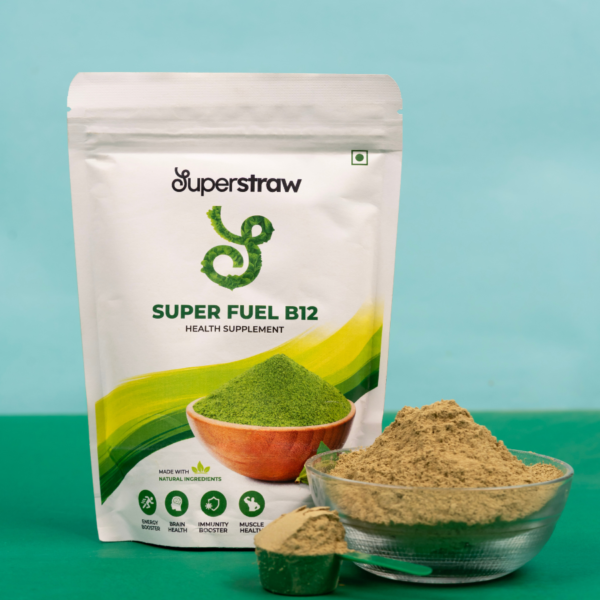 SUPER FUEL B12 - Vitamin B12 & Greens Daily Drink Mix